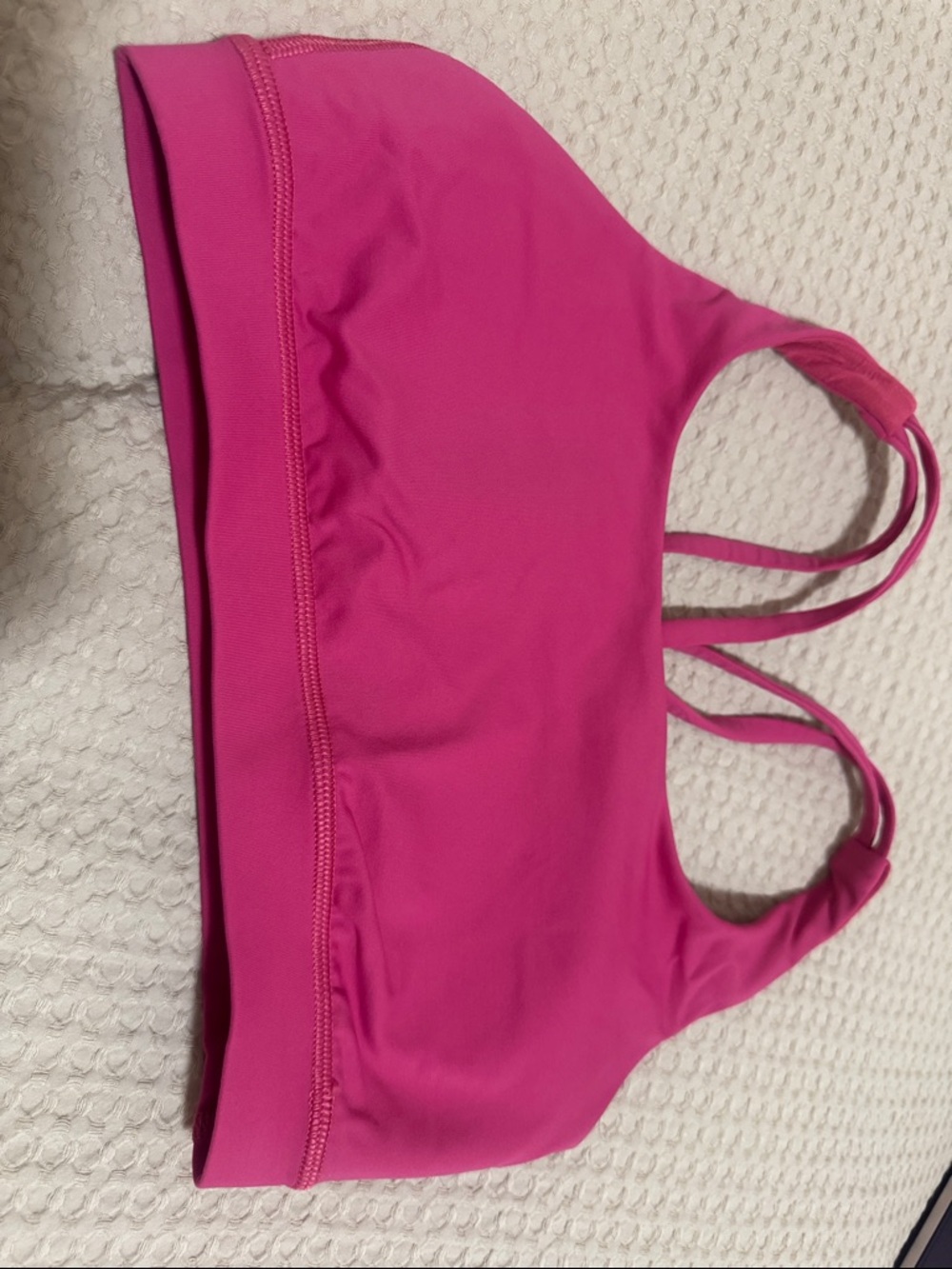 lululemon athletica Hot Pink Strappy Sports Bra